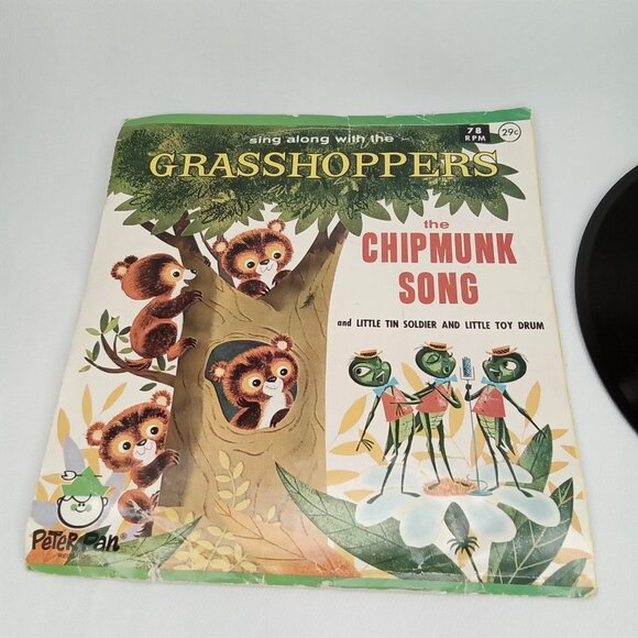 Mid Century Modern Vinyl Set Of 2 The Grasshoppers & The Candy Men USA 1962 - Picture 2 of 9